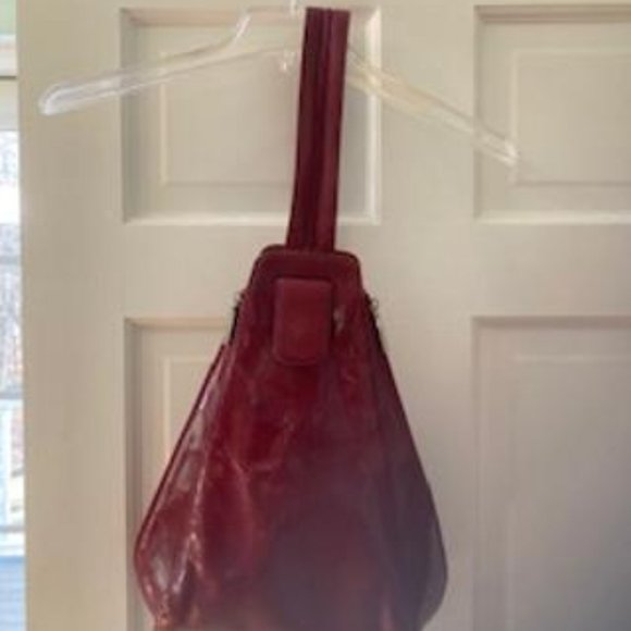 HOBO Red Leather convertible backpack - Picture 4 of 7